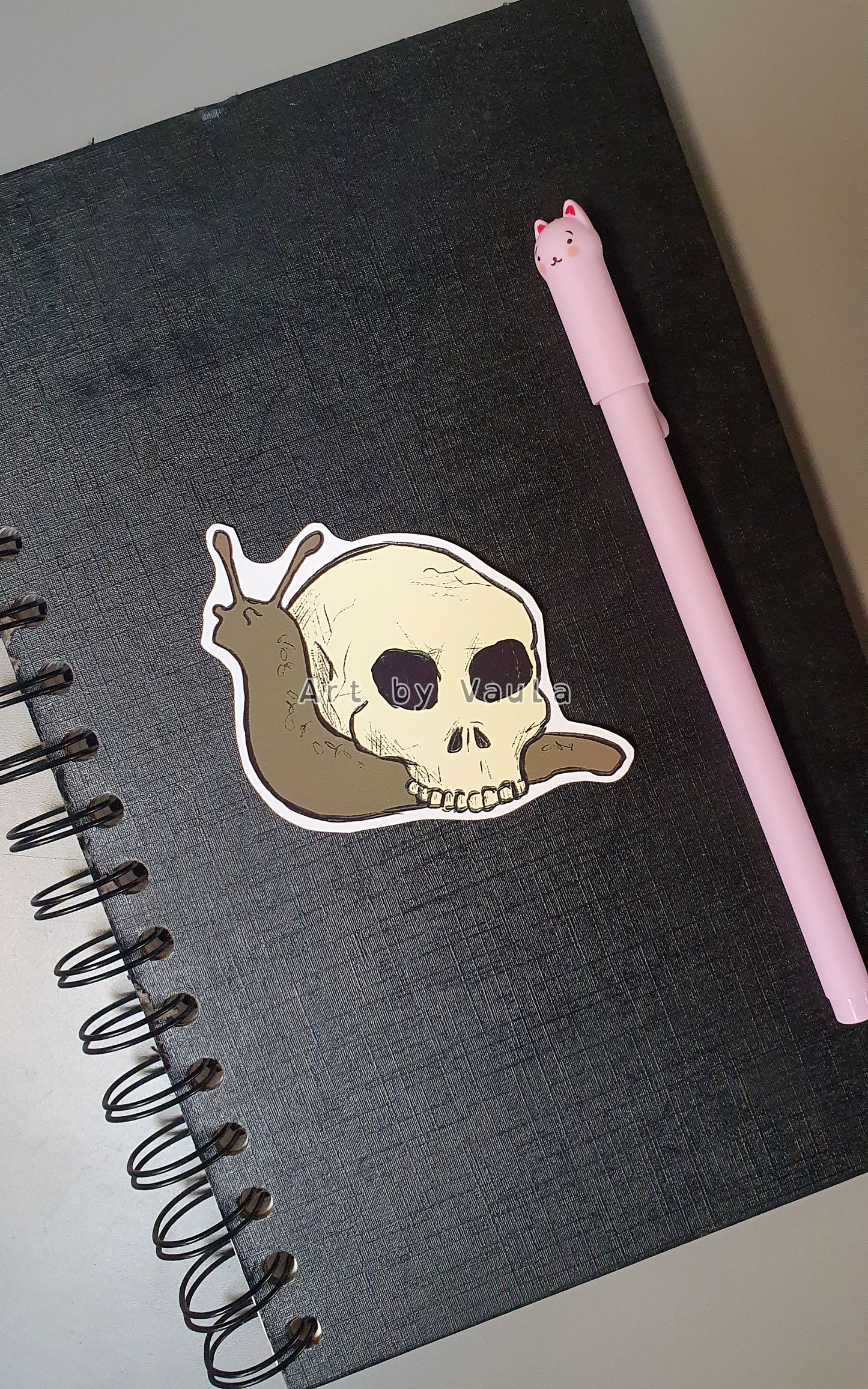 Snail Skull -sticker