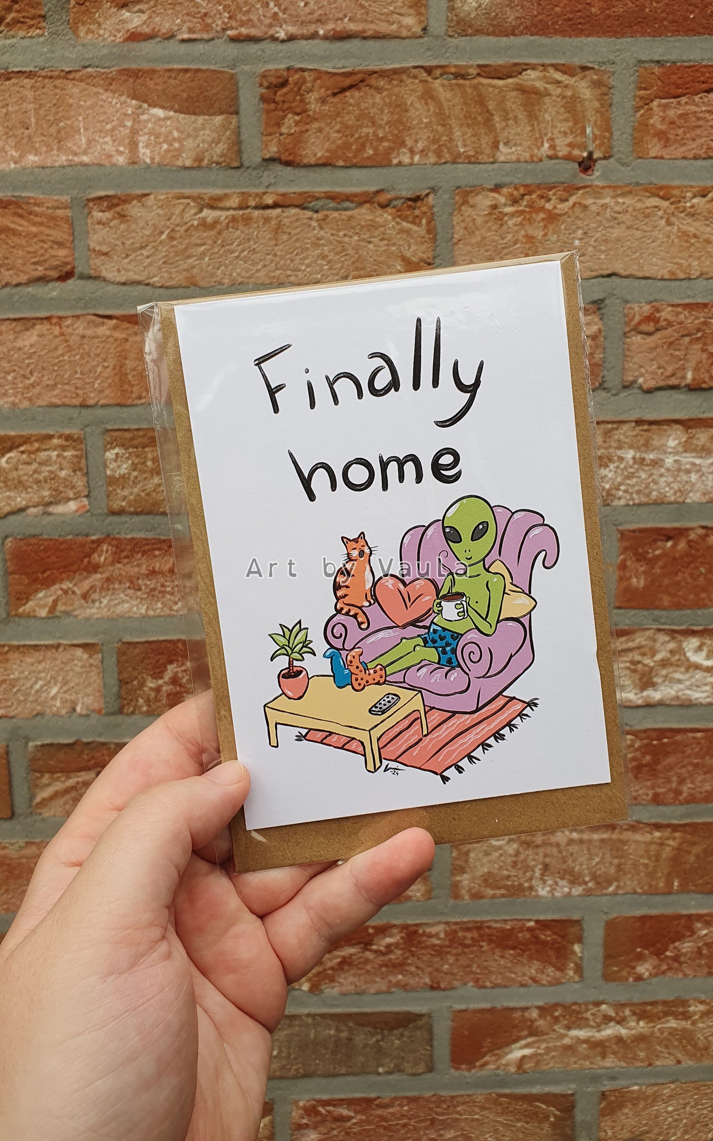 Finally Home card