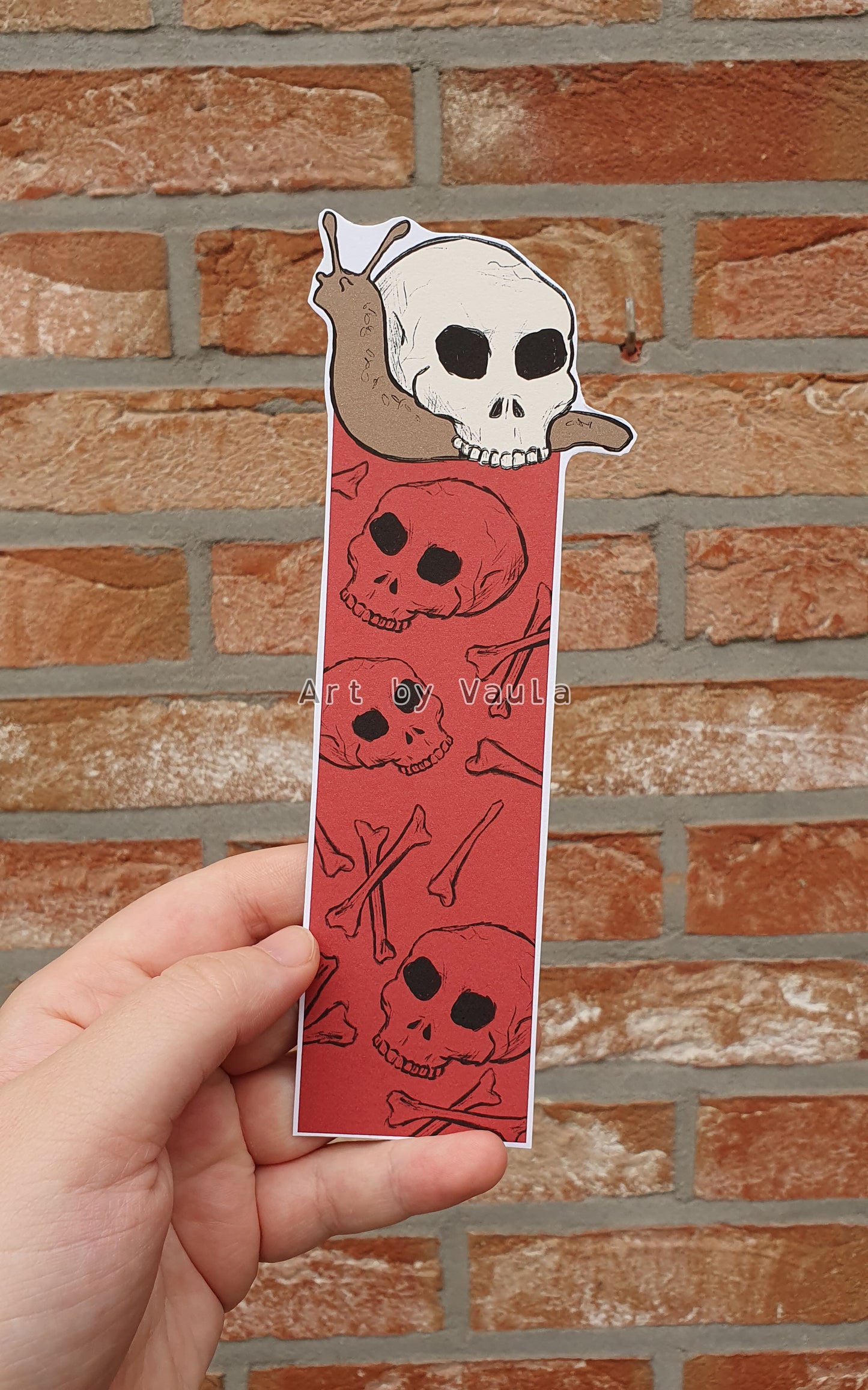 Snail Skull - bookmark