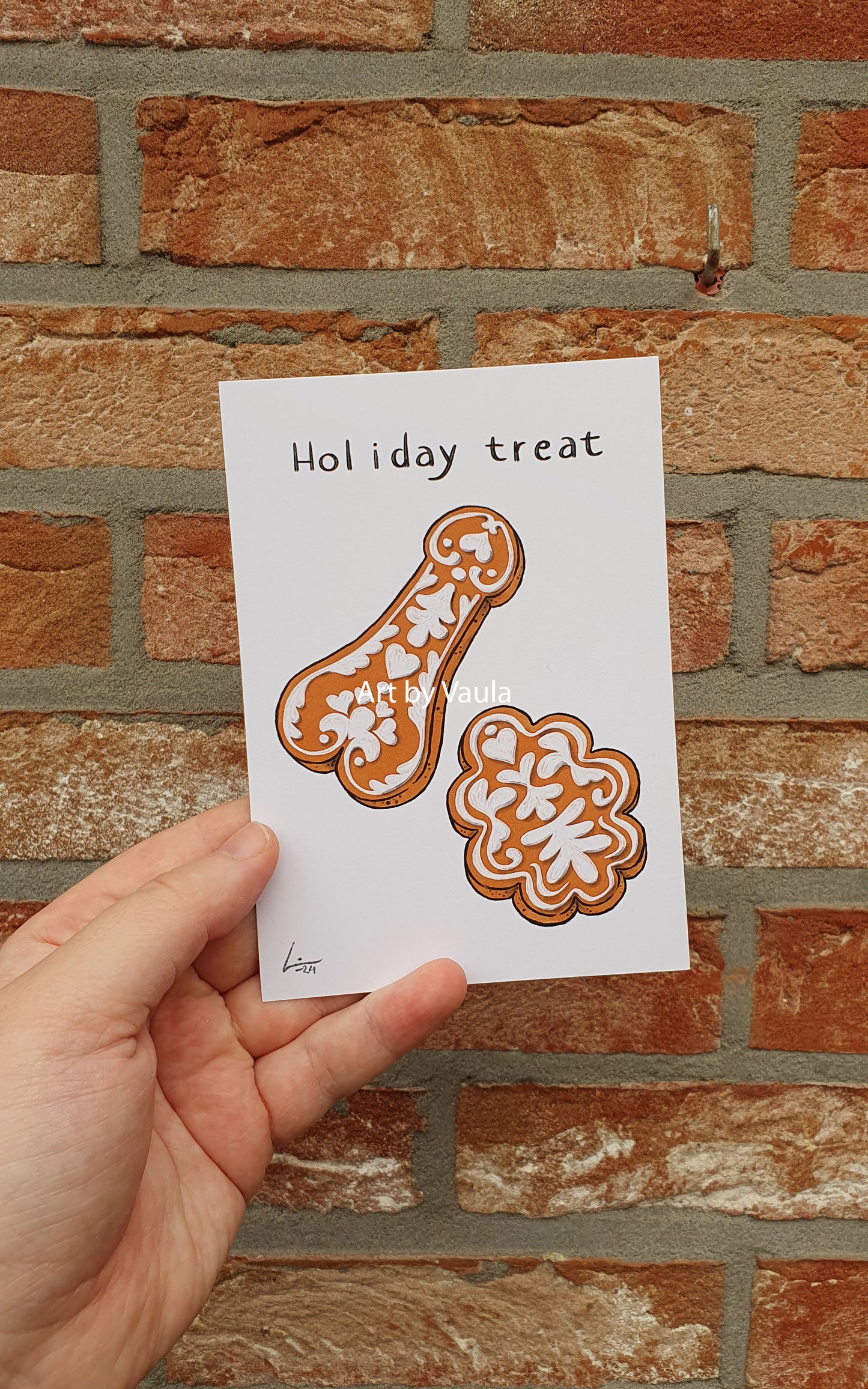 Holiday treat card