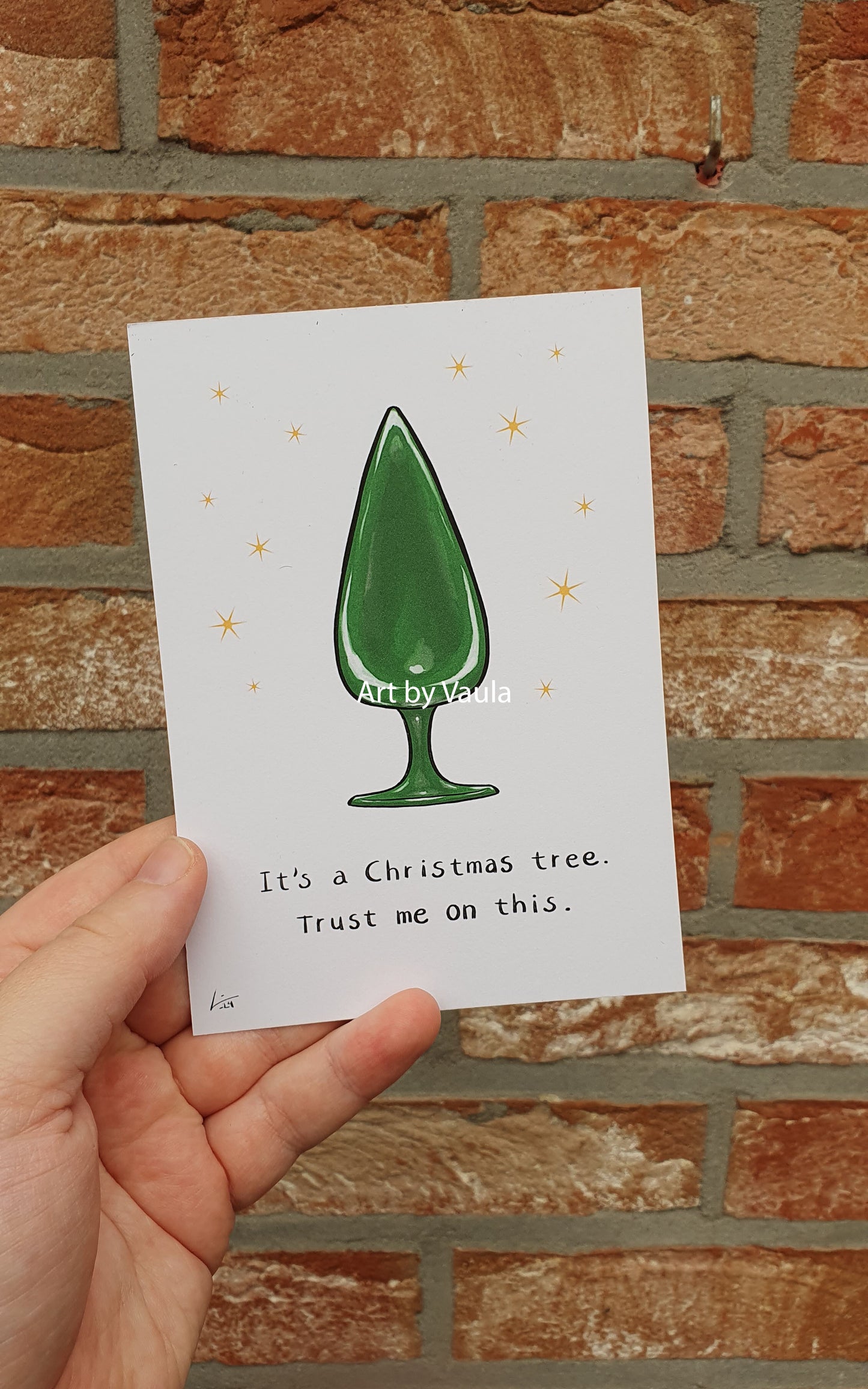 Christmas tree card