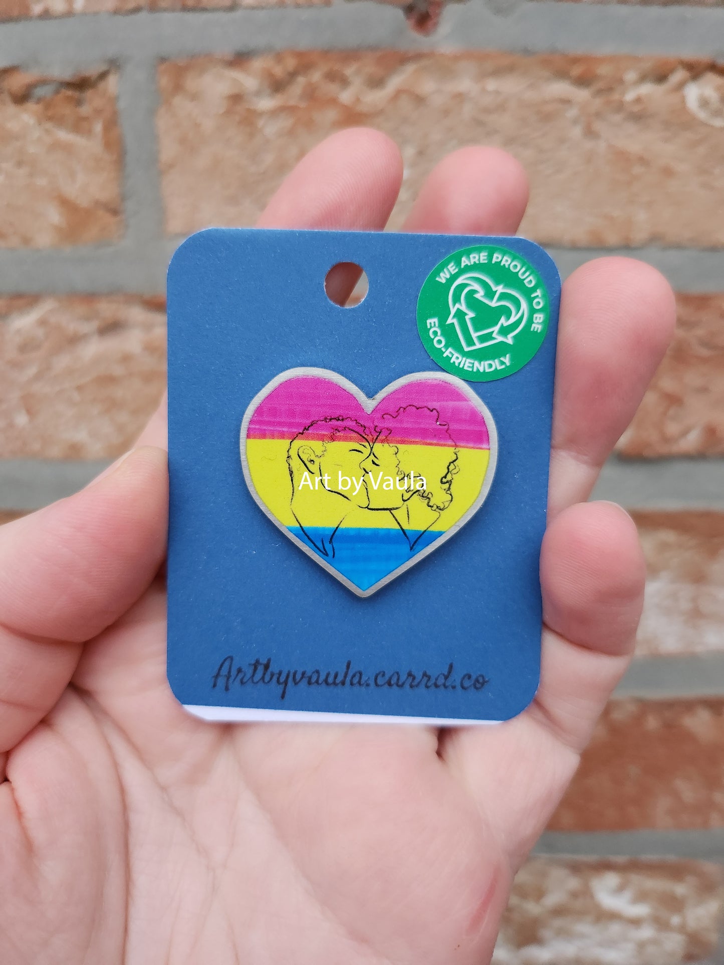 Pride flag -metal pin