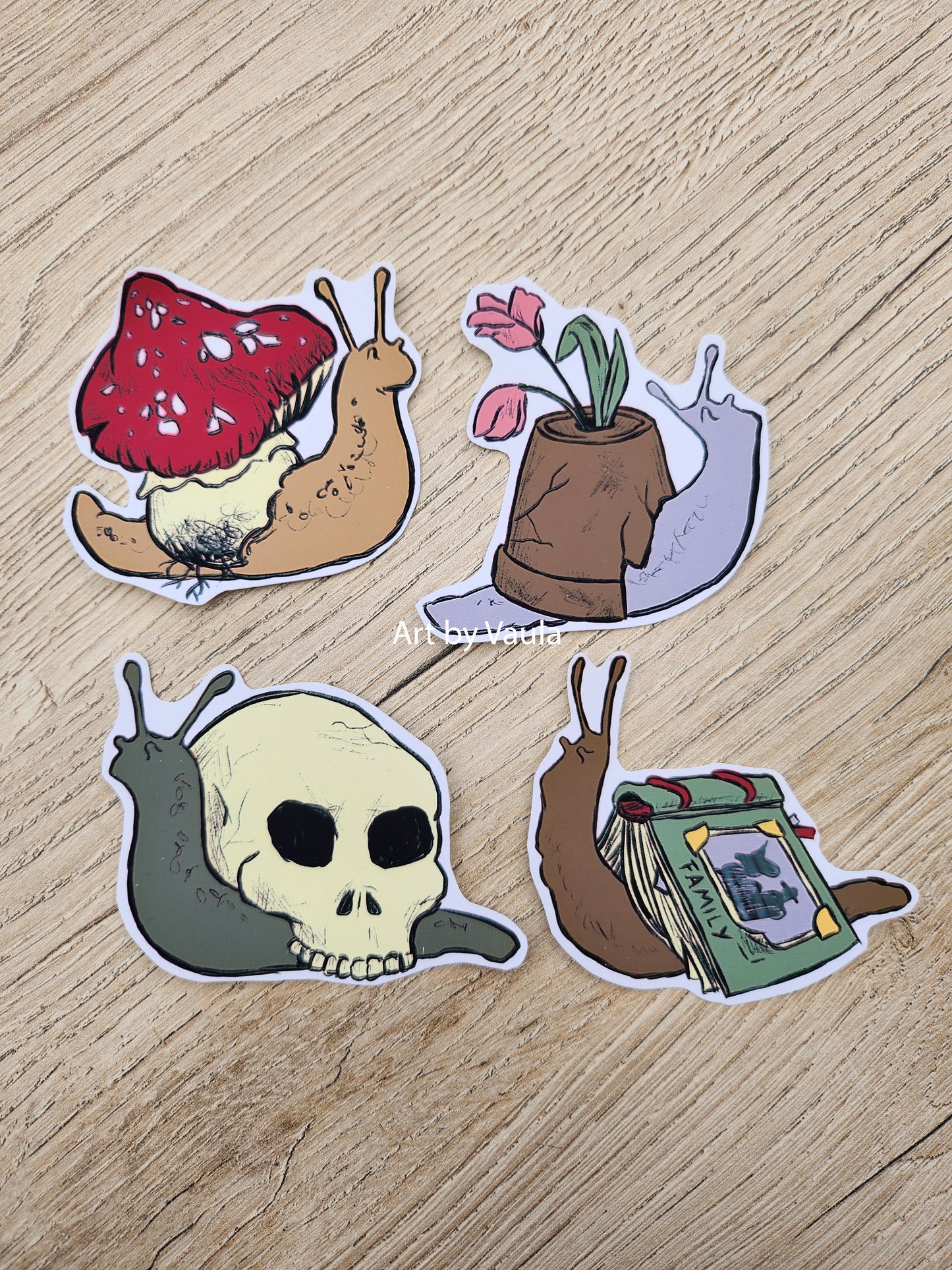 Snail life -sticker