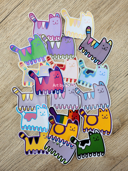 Identity kitty -stickers