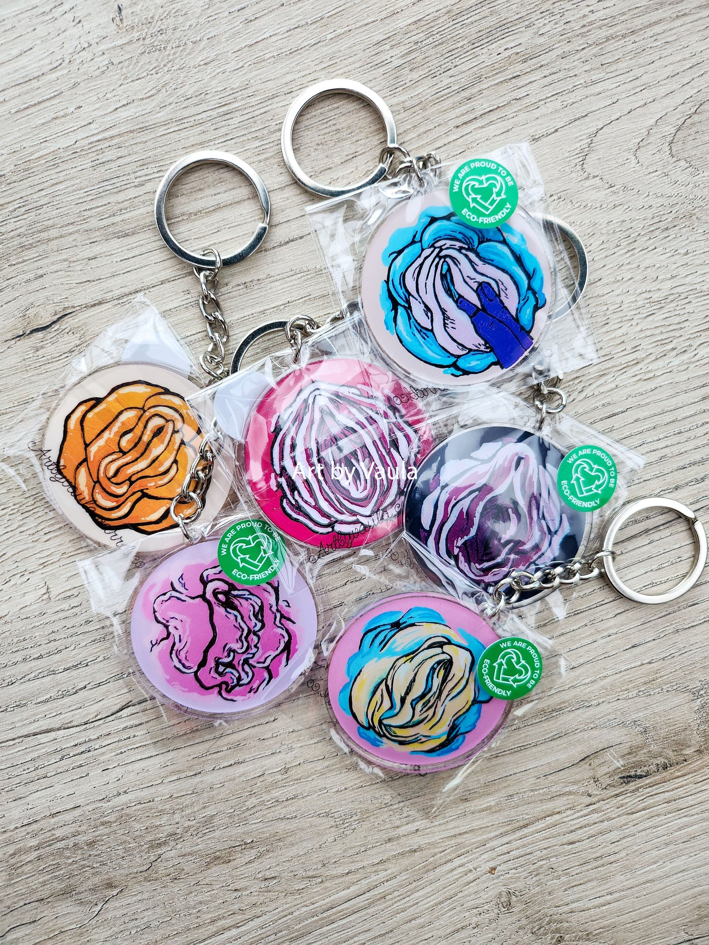 Rose Garden -keychain