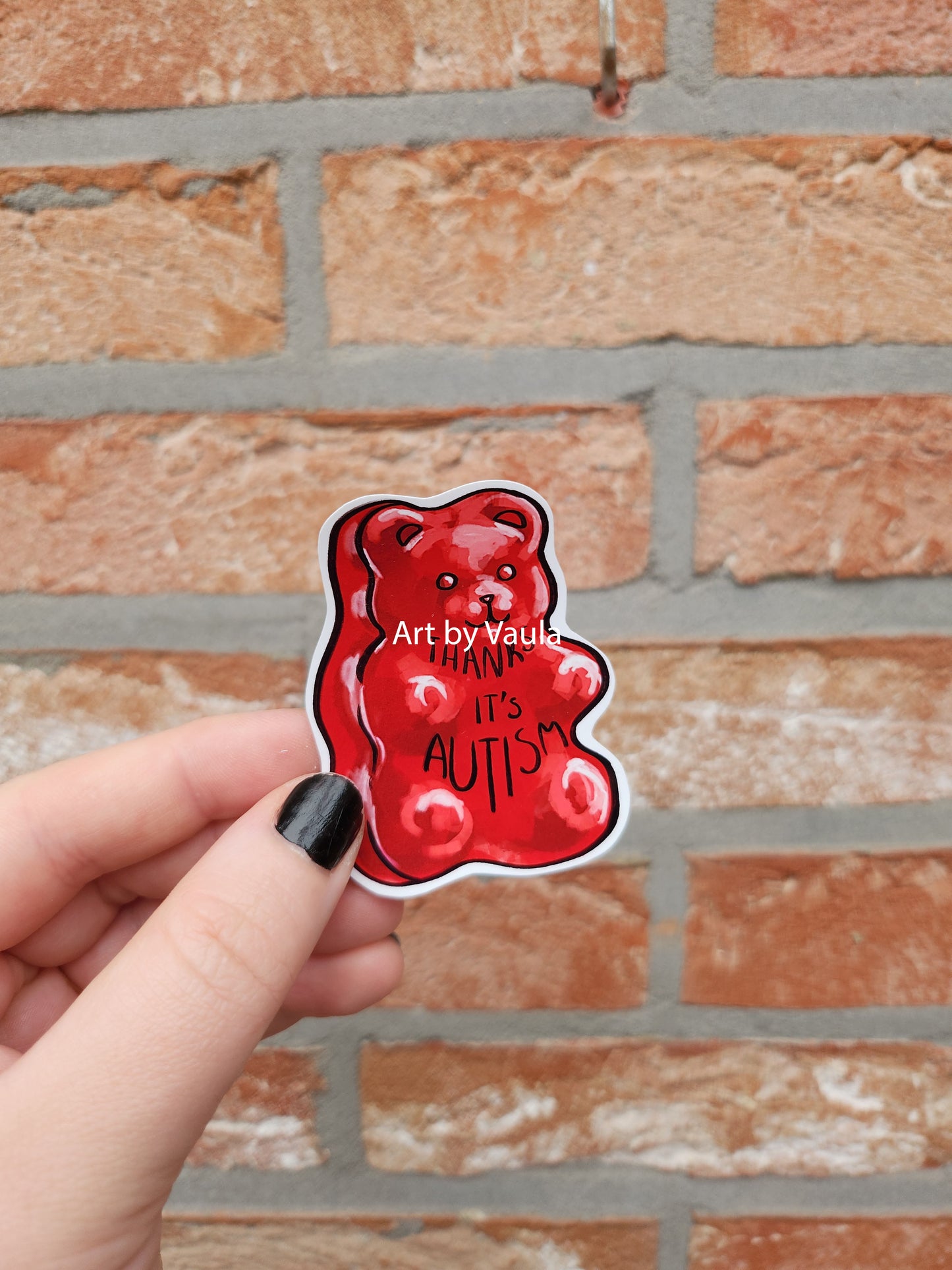 Candy bear -stickers