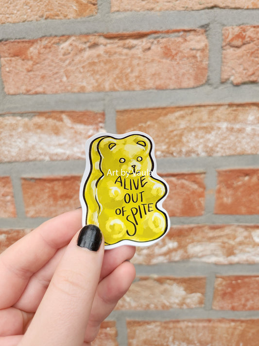 Candy bear -stickers