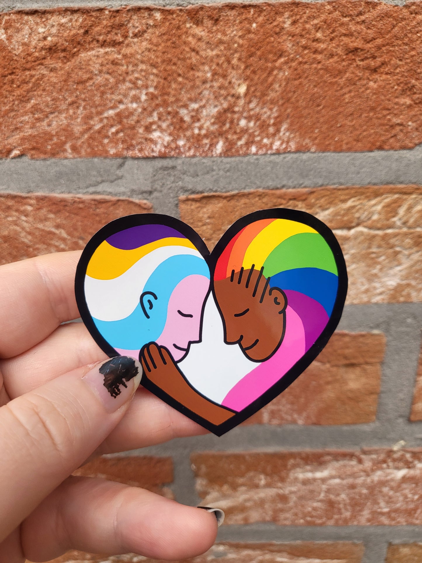 Strong together -sticker