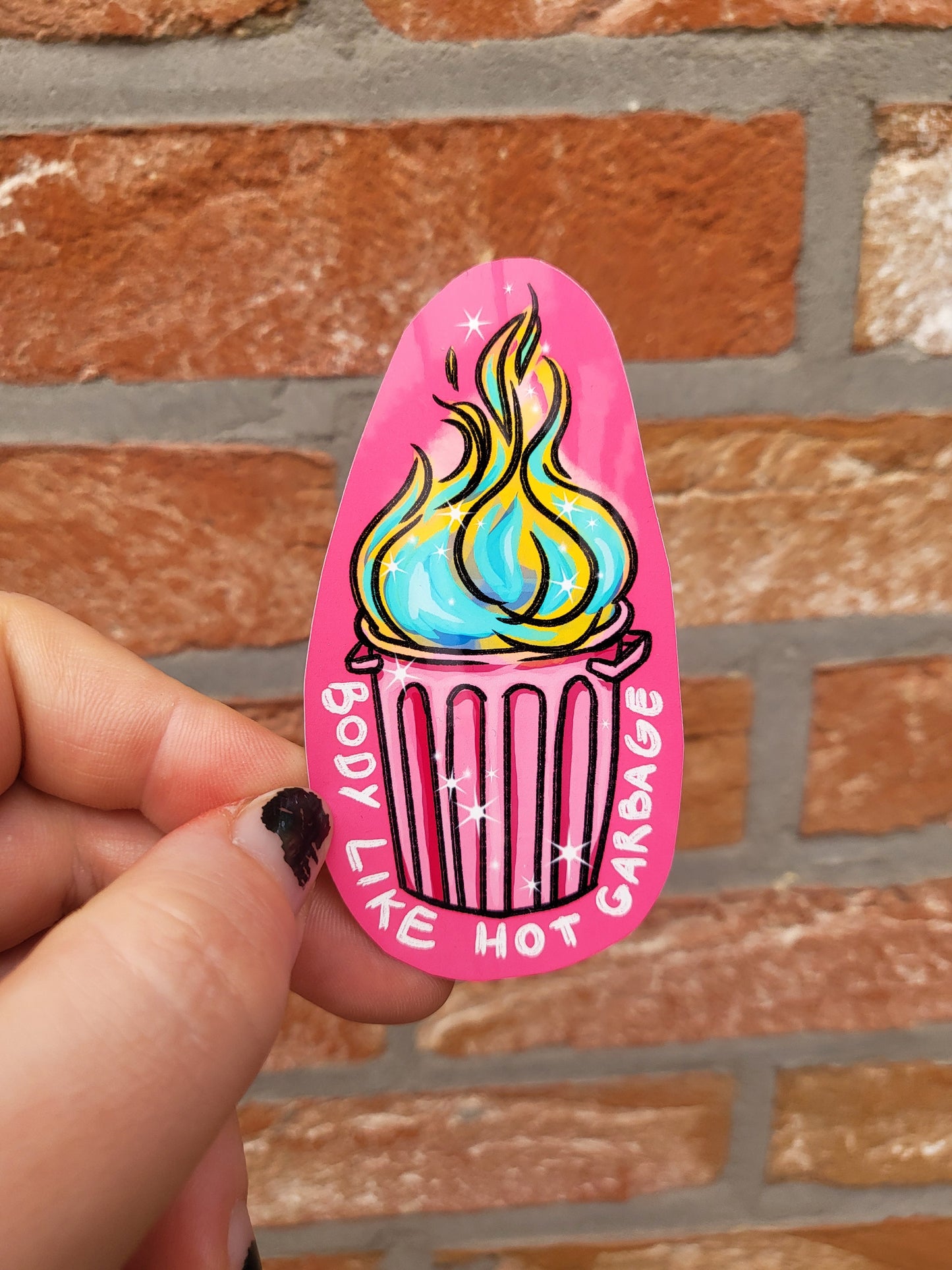 Hot garbage -sticker
