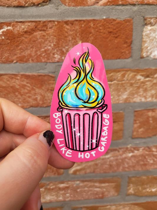 Hot garbage -sticker