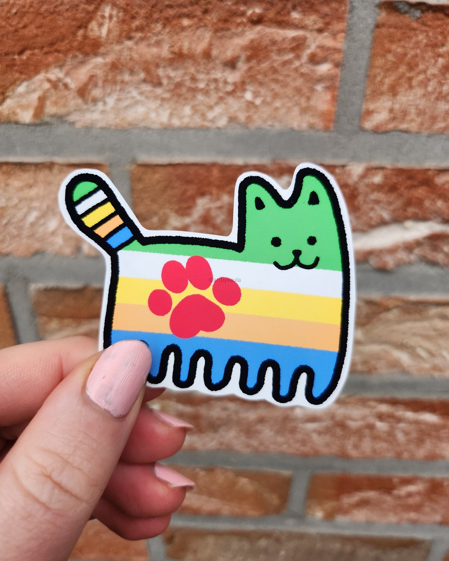 Identity kitty -stickers