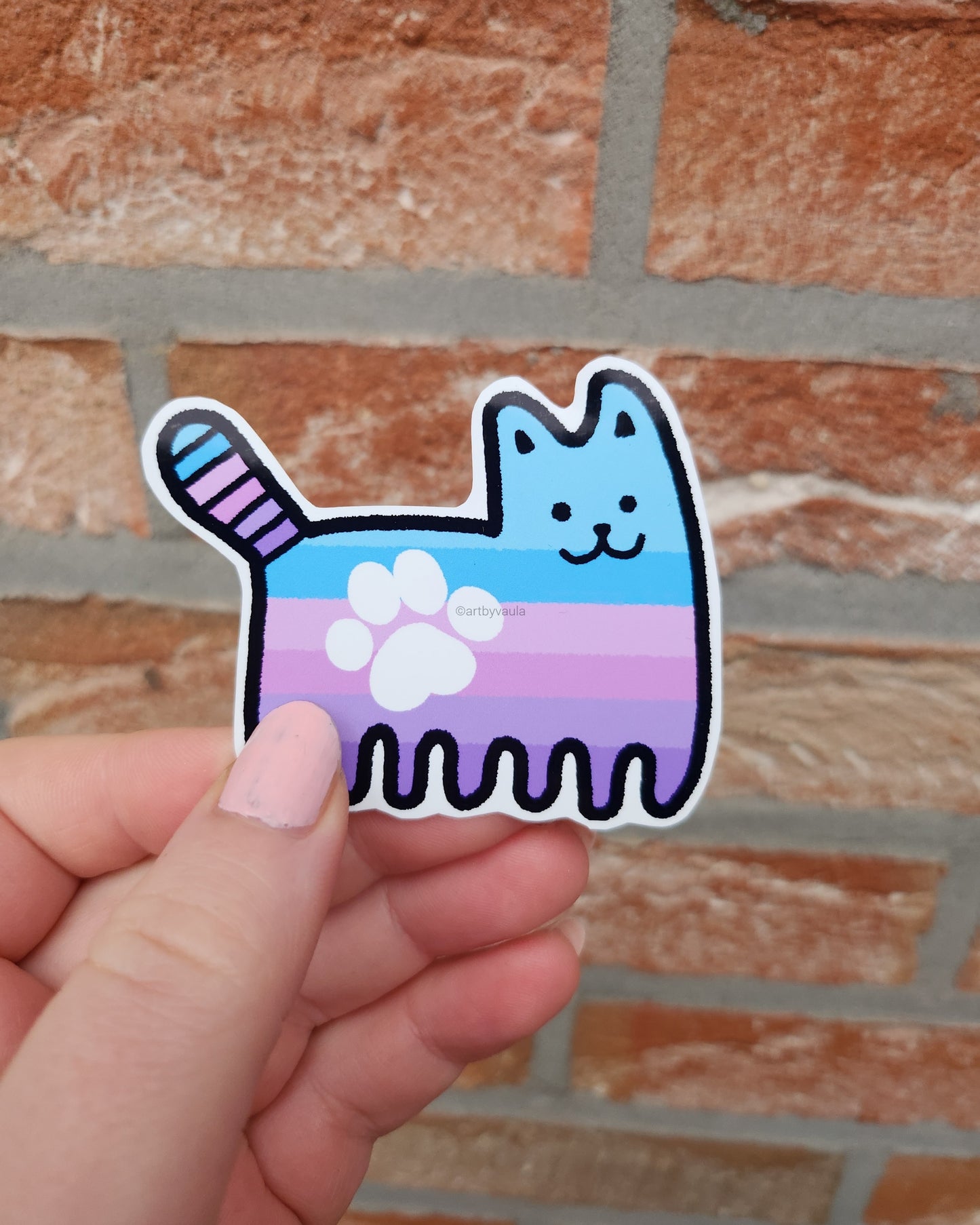 Identity kitty -stickers