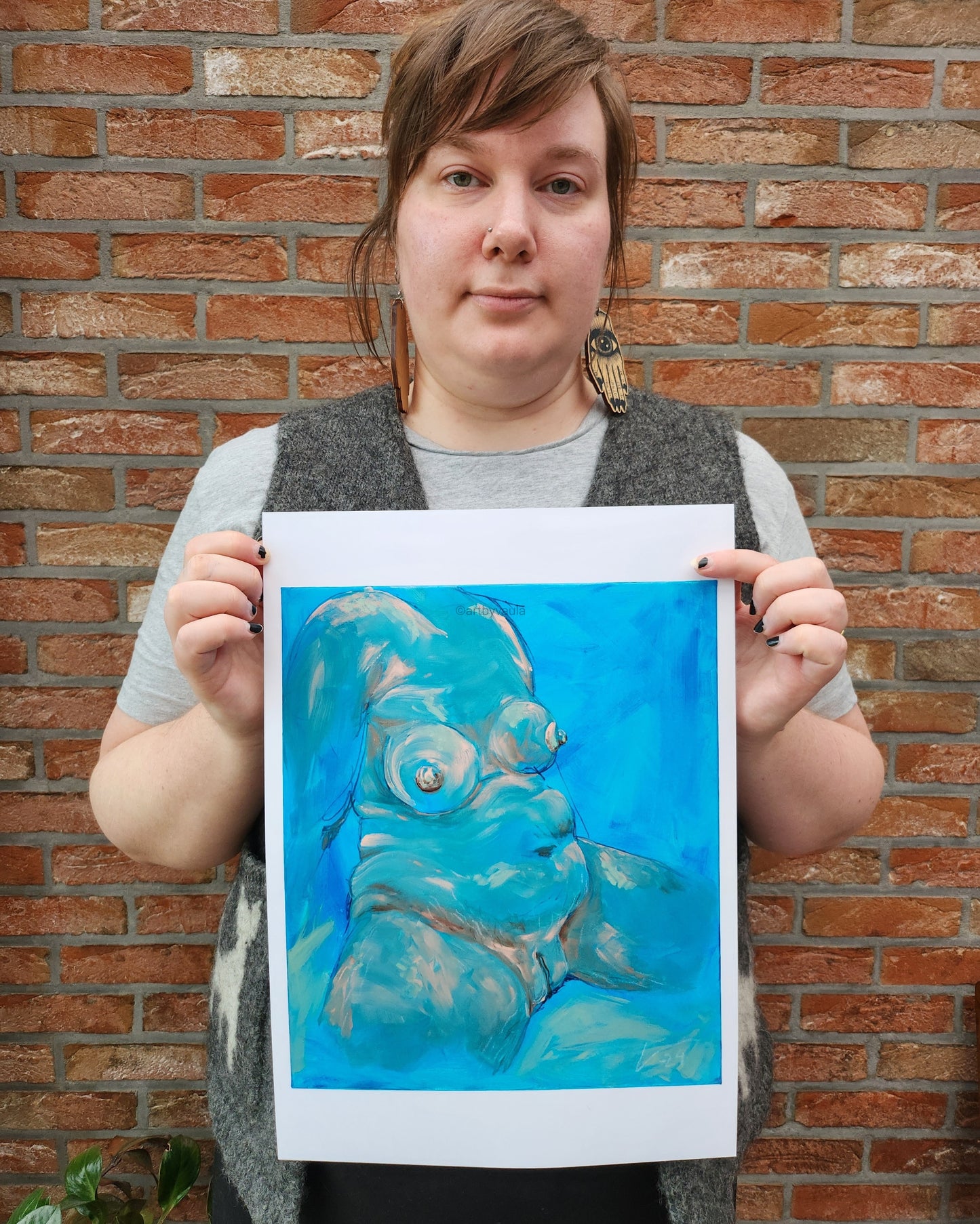 Pastel Bodies Limited Art print