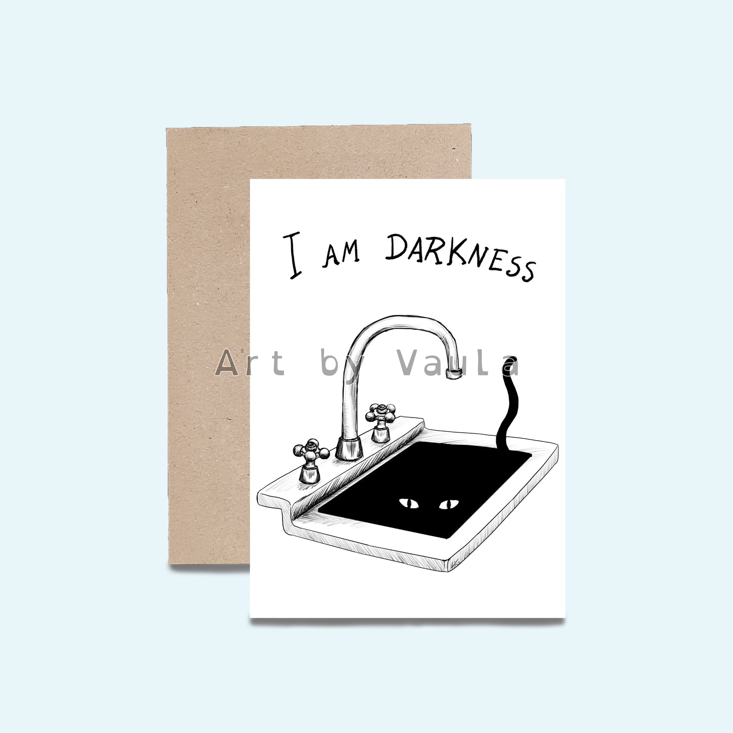 I am Darkness card