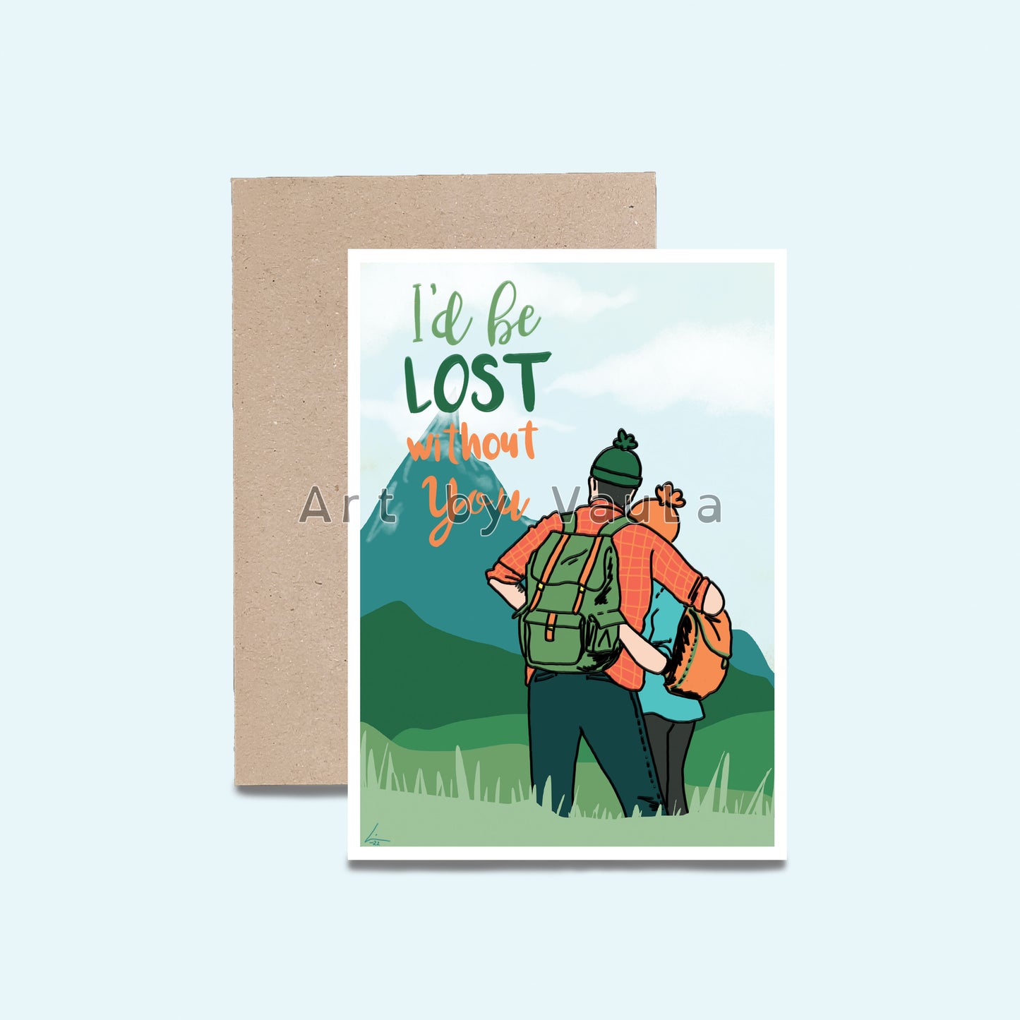 Lost without You card