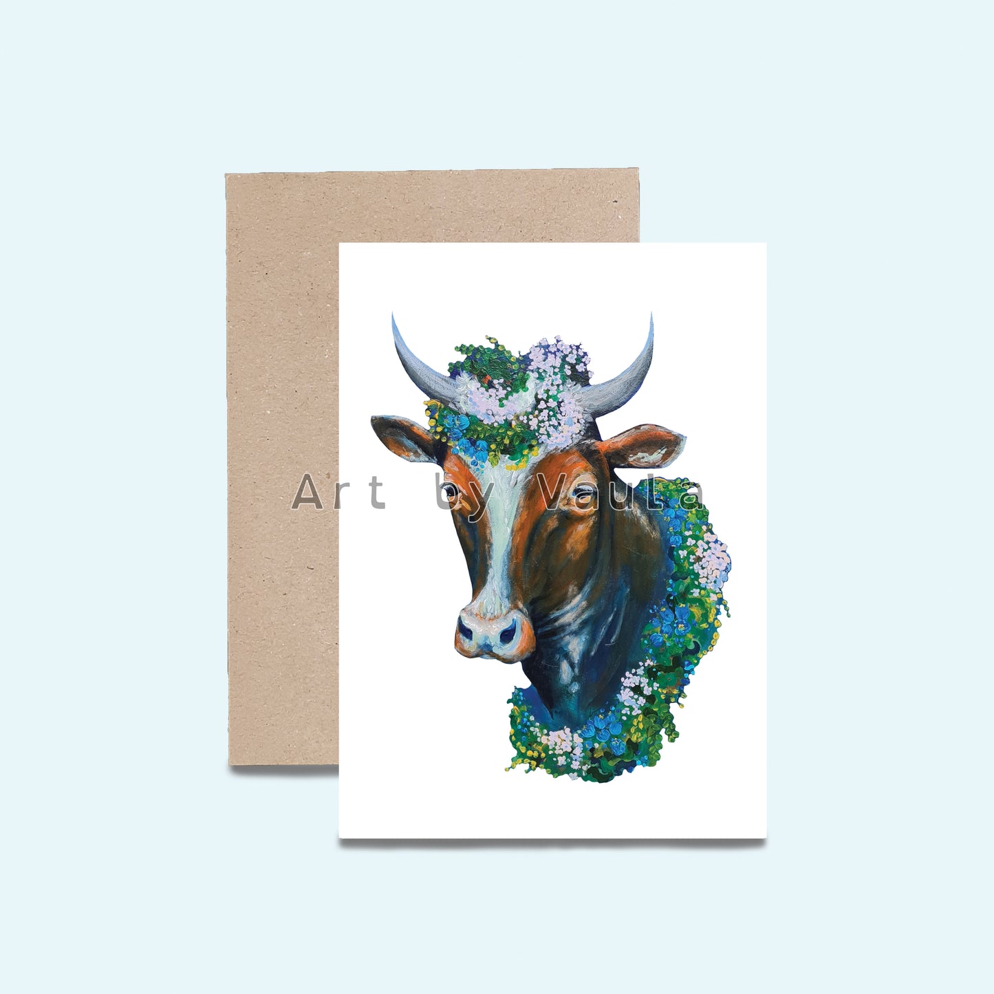 Midsummer Brown Cow card