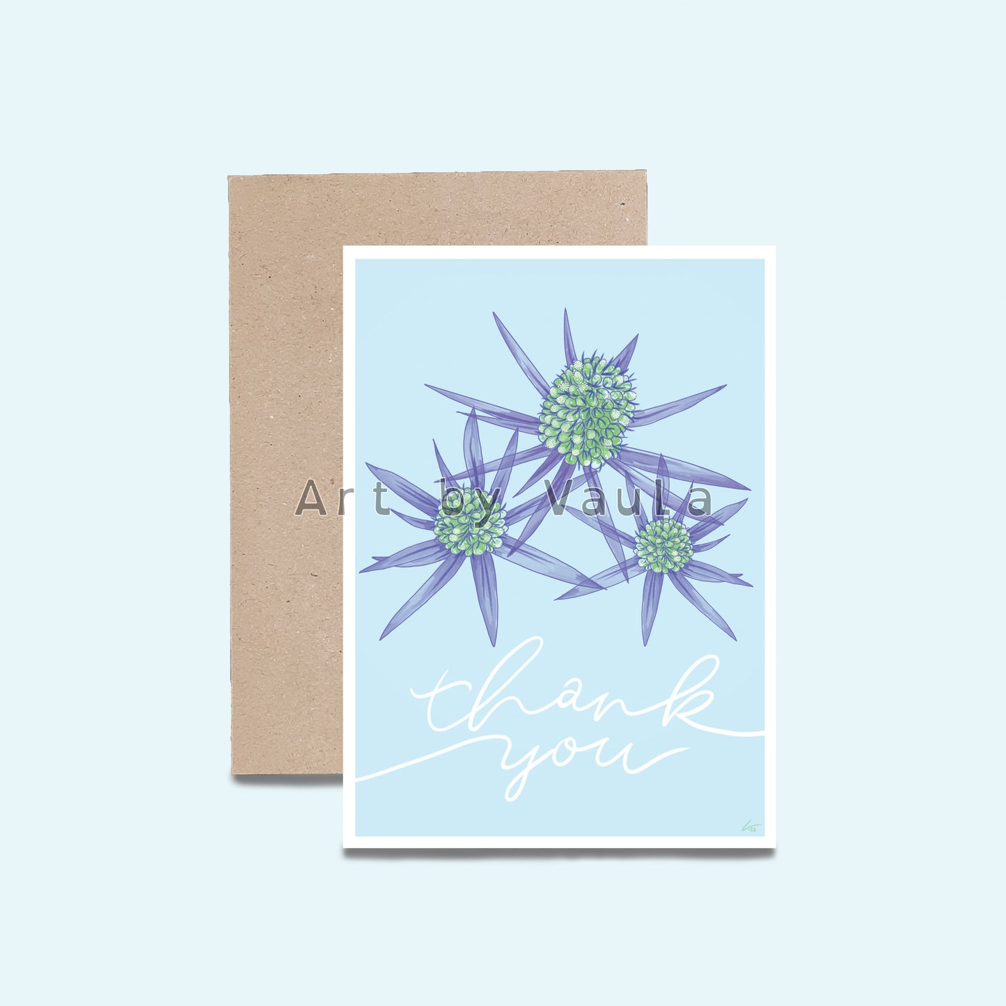 Thank you Flower card