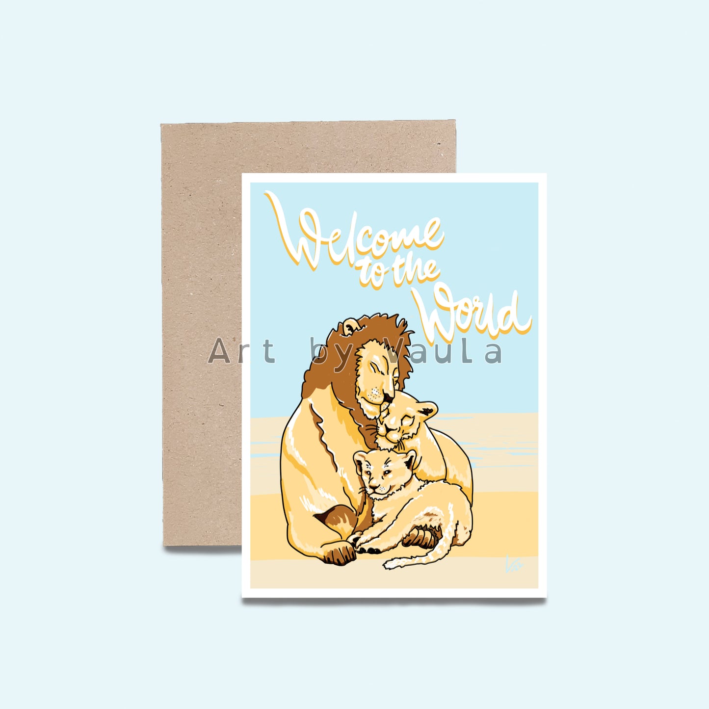 Welcome to the World card